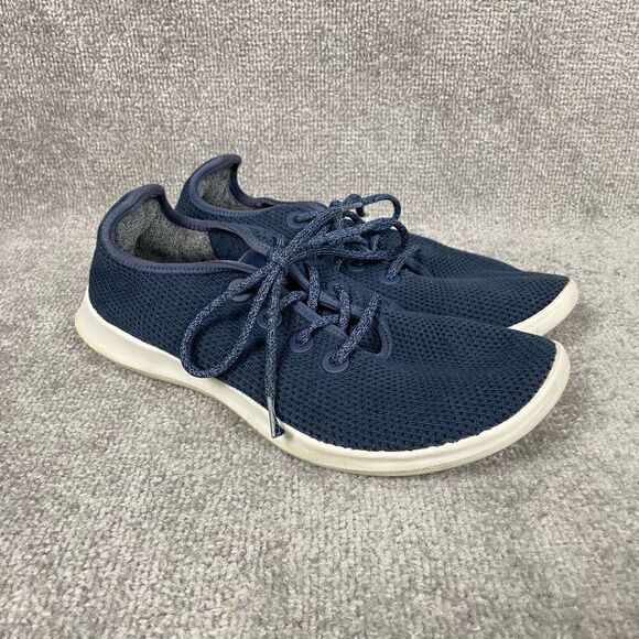 Allbirds TR Wool Tree Runners Natural Blue Comfort Running Shoes Men's 10 - Picture 1 of 8